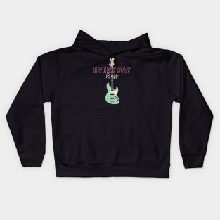 Everyday Bass Bass Guitar Kids Hoodie